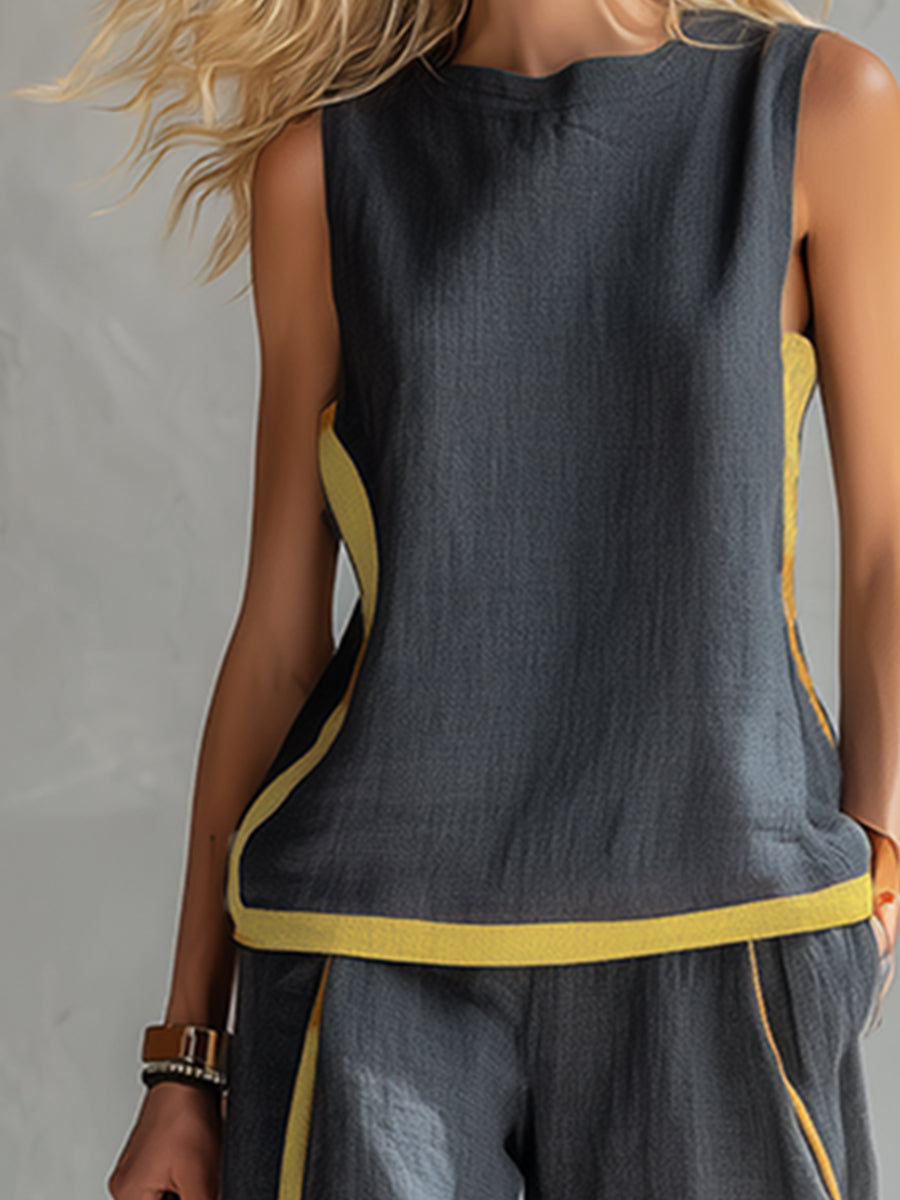 Leila | Elegant Cotton and Linen Outfit