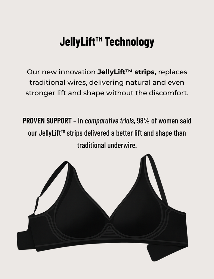 Seamless Everyday Push Up Jelly Bra