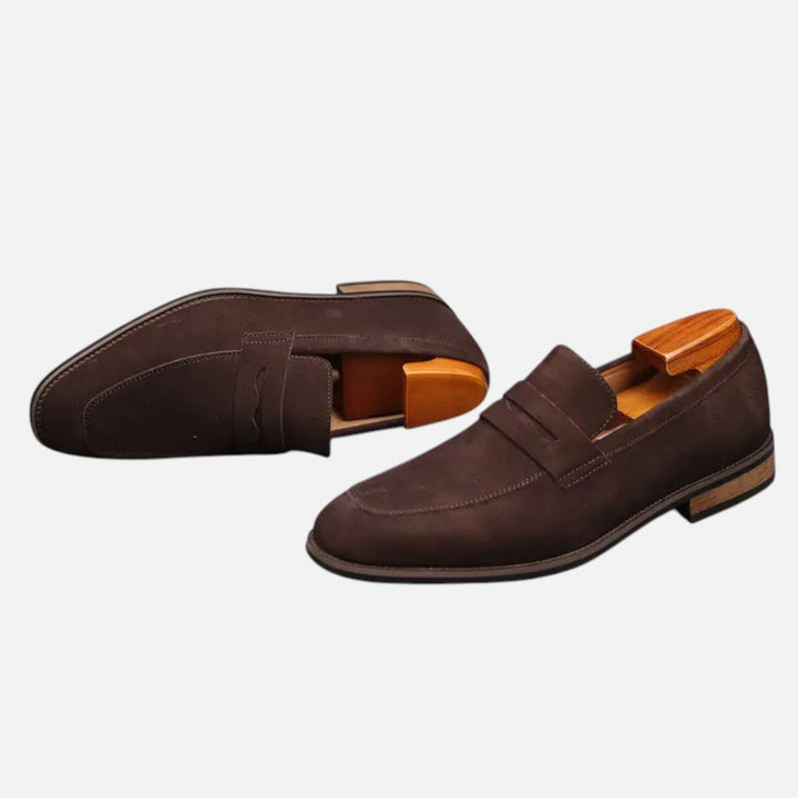 Callum | Men's Penny Loafers With Slip On Design And Low Cut | Elegant