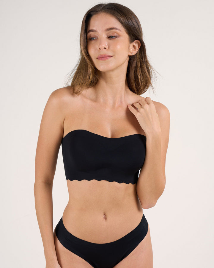 Strapless Invisible Push Up Jelly Bra