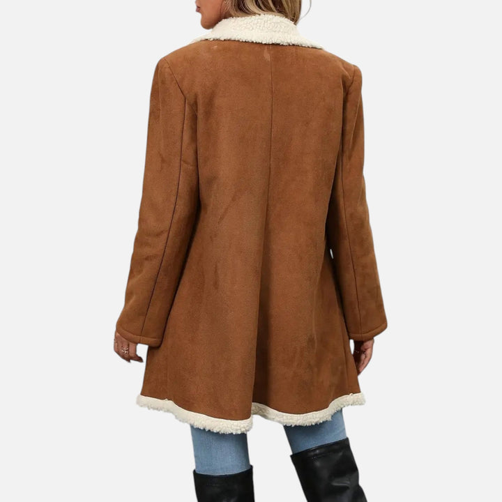 Emma | Women's Trench Coat With Pockets And Long Sleeve | Classic