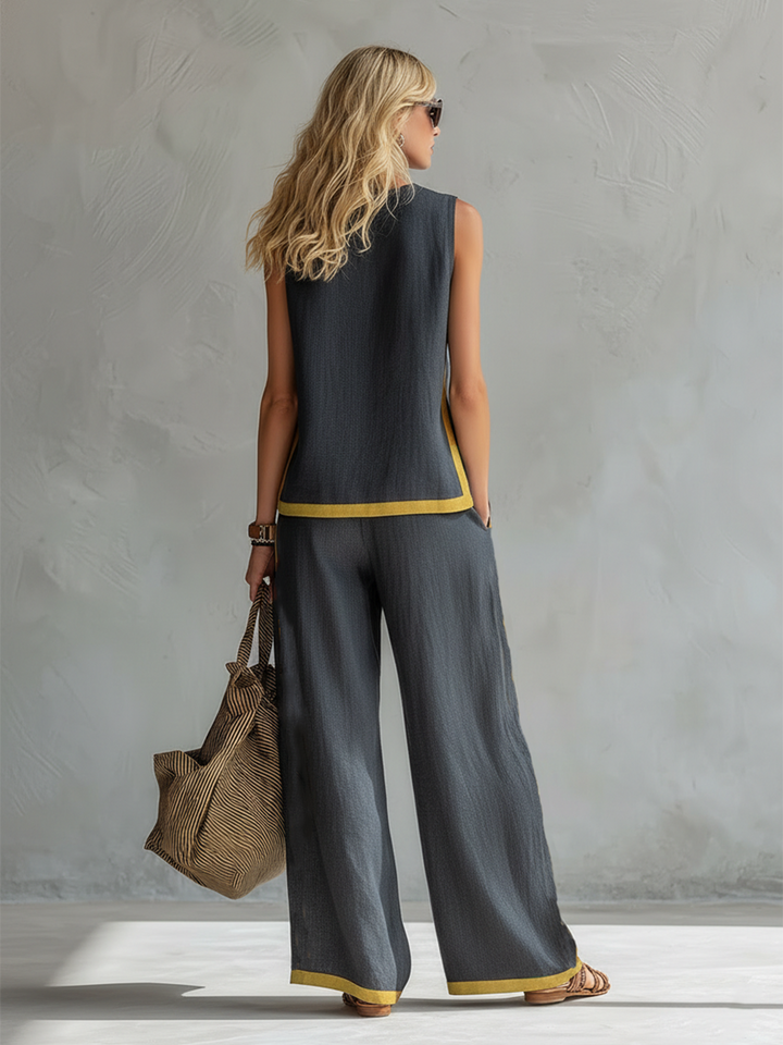 Leila | Elegant Cotton and Linen Outfit