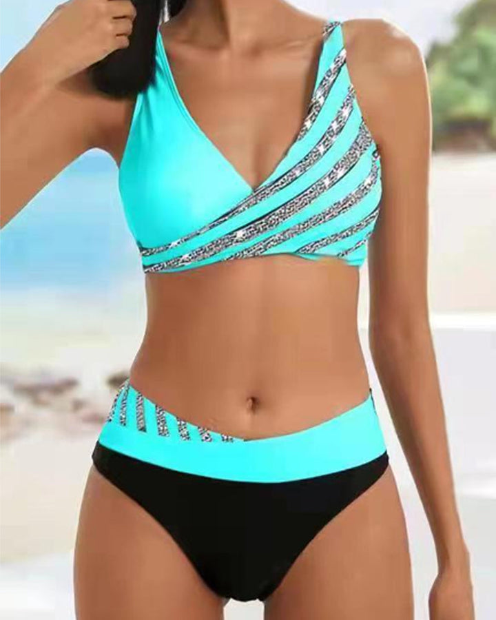 Alice - Printed Bikini in Warm Tones