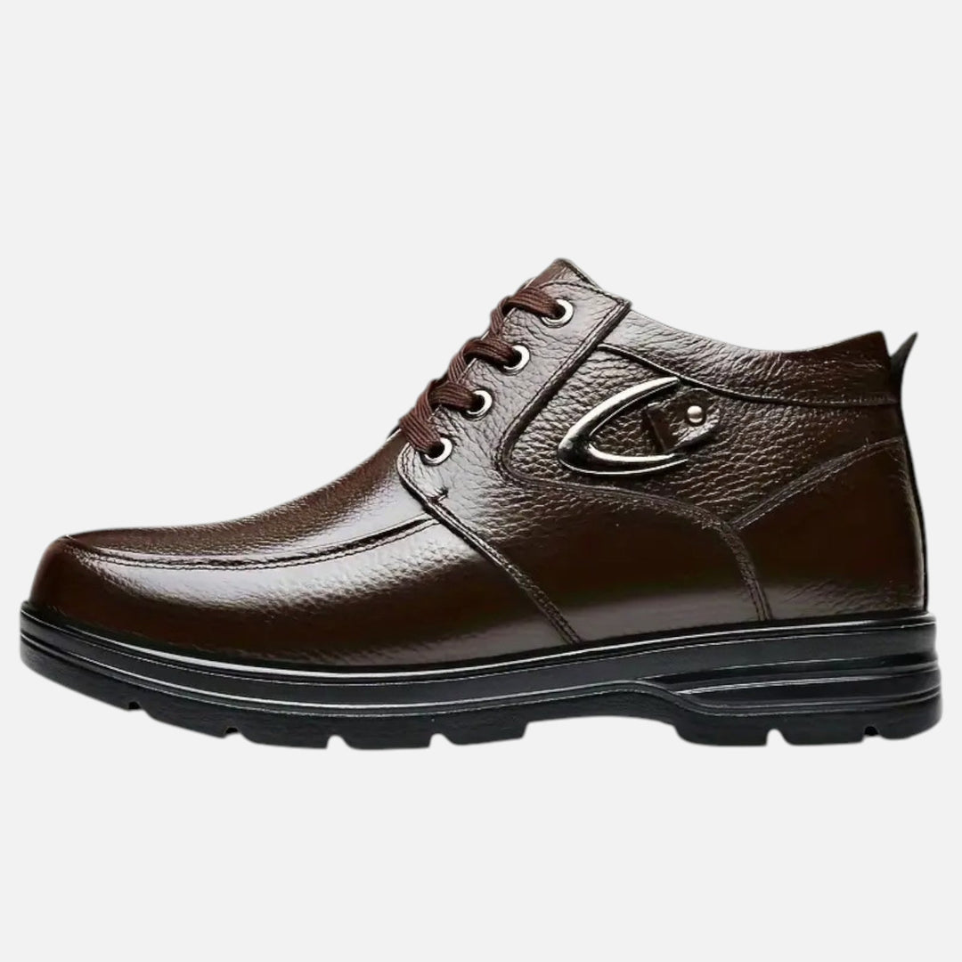 Rowan | Men's Boots With Lace Up Closure And Low Ankle Cut | Formal