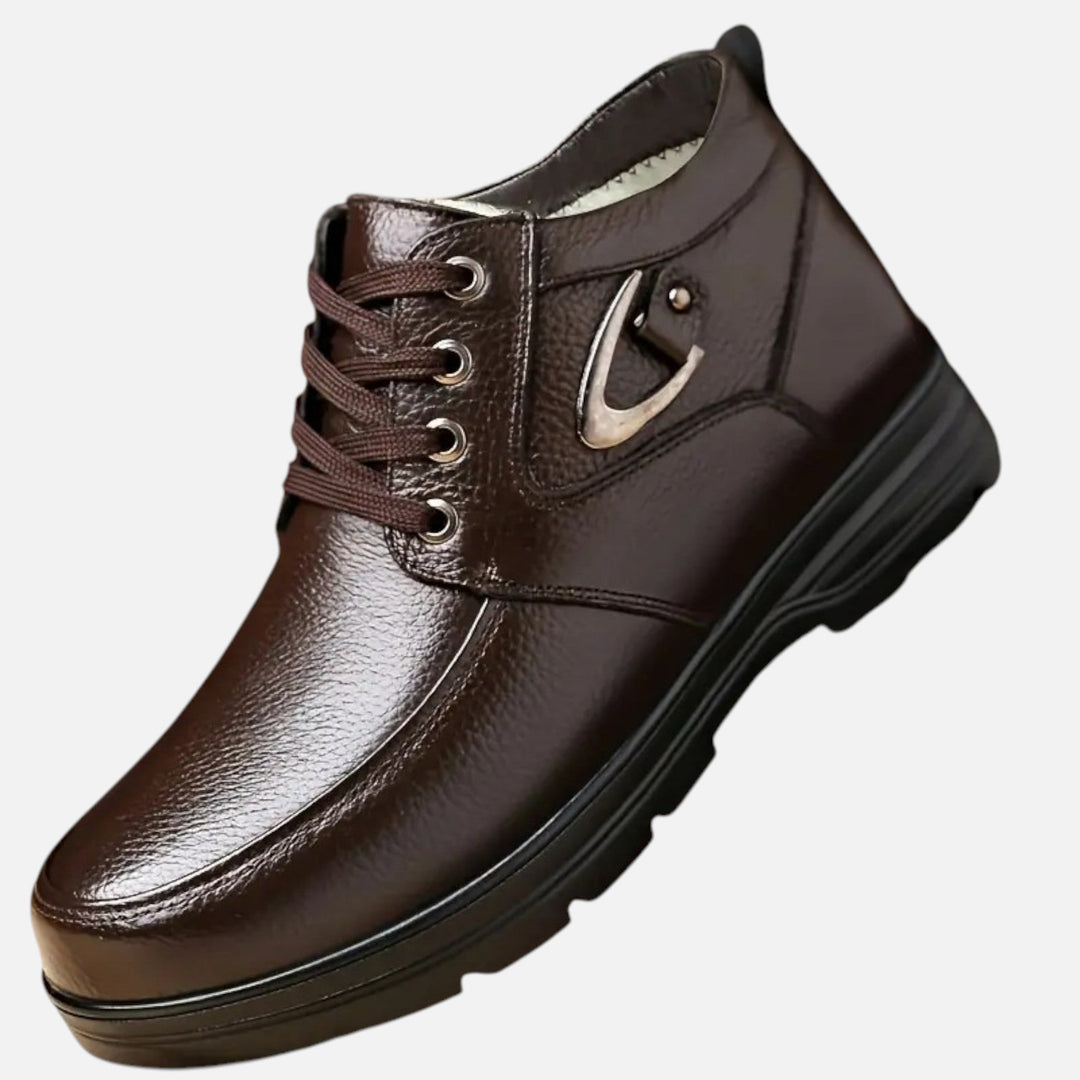 Rowan | Men's Boots With Lace Up Closure And Low Ankle Cut | Formal