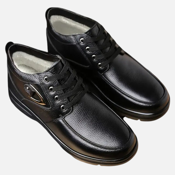 Rowan | Men's Boots With Lace Up Closure And Low Ankle Cut | Formal