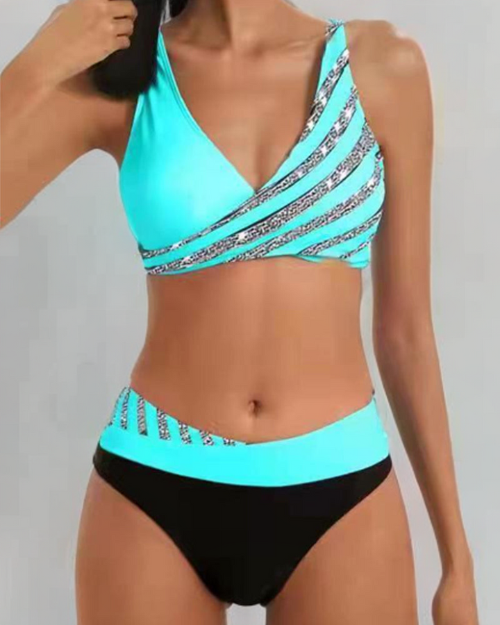 Alice - Printed Bikini in Warm Tones