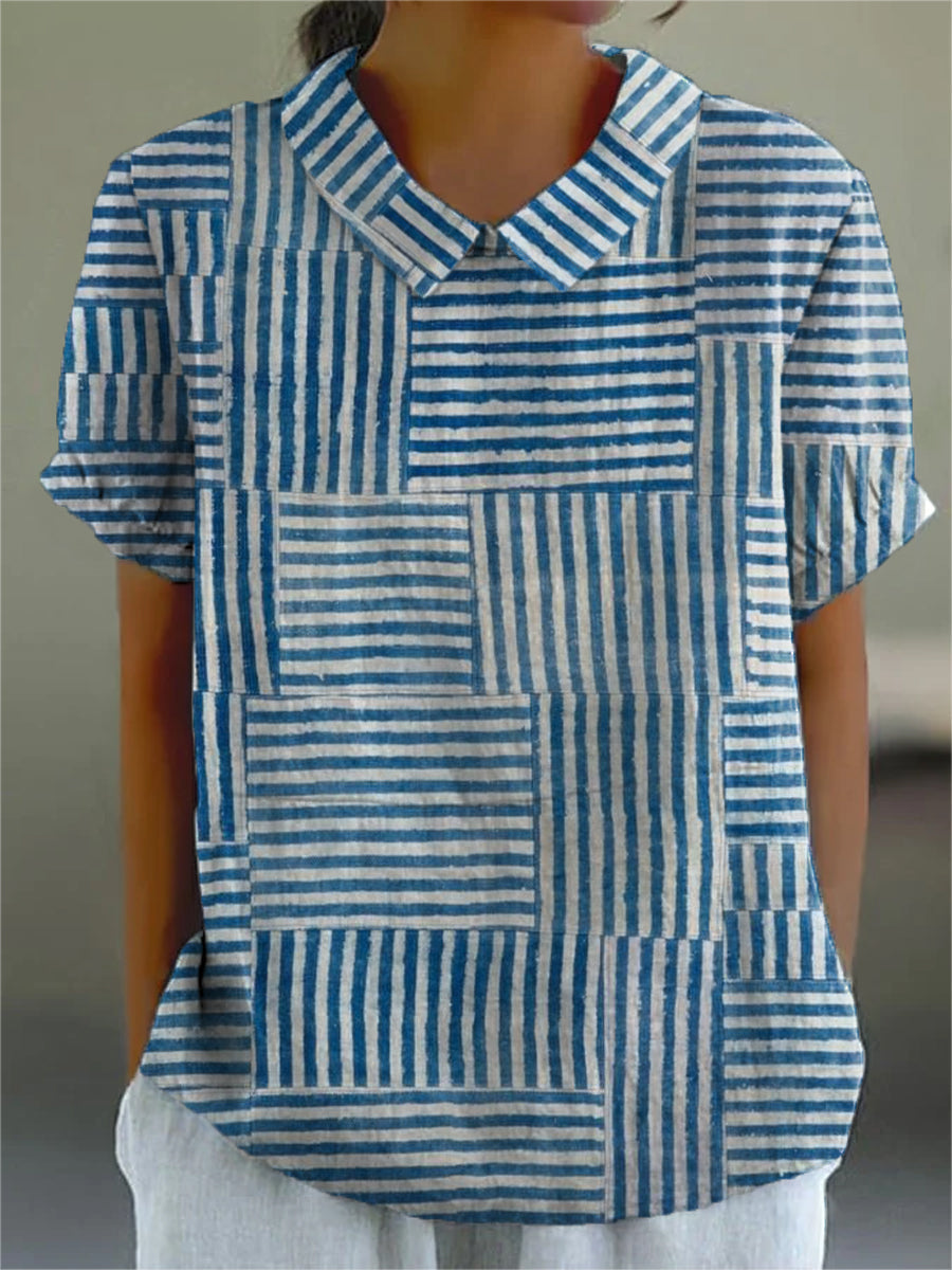 Amelia | Classic Stripe Blouse